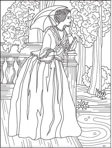 Free Printable Victorian Coloring Pages